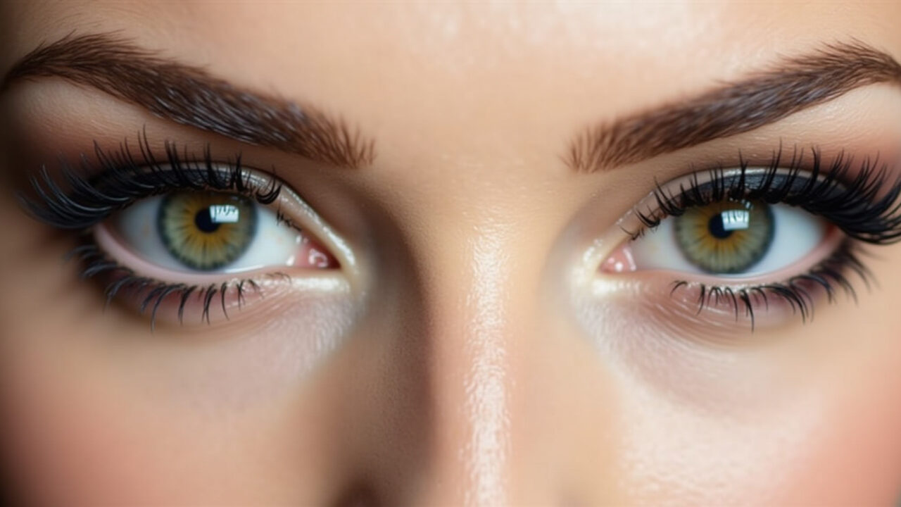 Maquiagem elegante para os olhos em tons neutros para casamento.