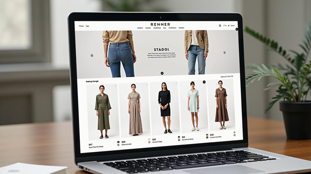 Loja online da Renner com roupas e acessórios femininos.