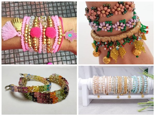 Pulseiras de miçangas: como fazer +44 ...