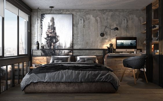 Quarto industrial masculino: fotos pra ...