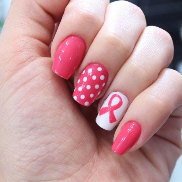 Unhas Decoradas para o Outubro Rosa