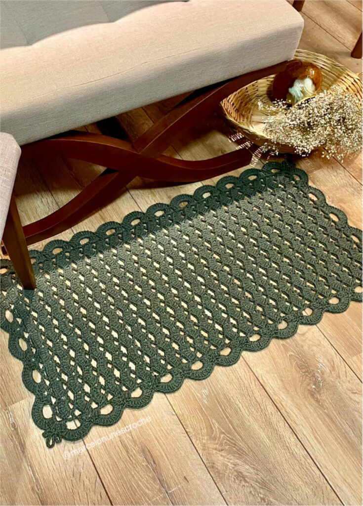 Tapete de crochê: +50 modelos e como ...