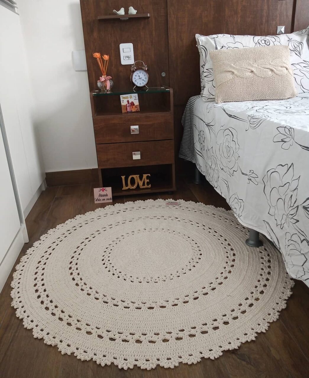 Tapete de crochê para quarto: 65 ...