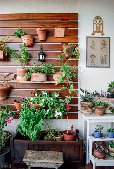 apartamento tem até jardim vertical ...