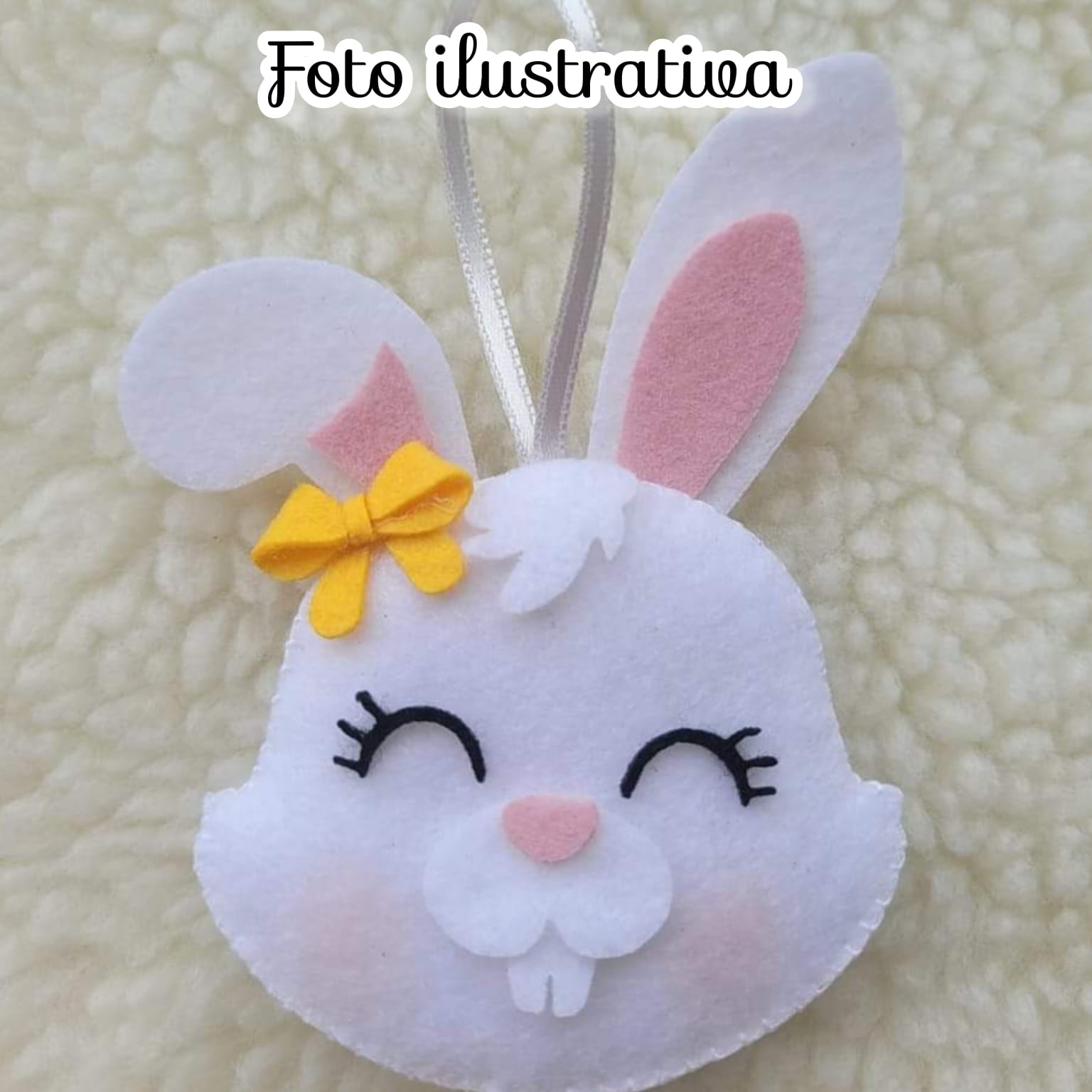 em Feltro - Cabecinhas de coelho ...