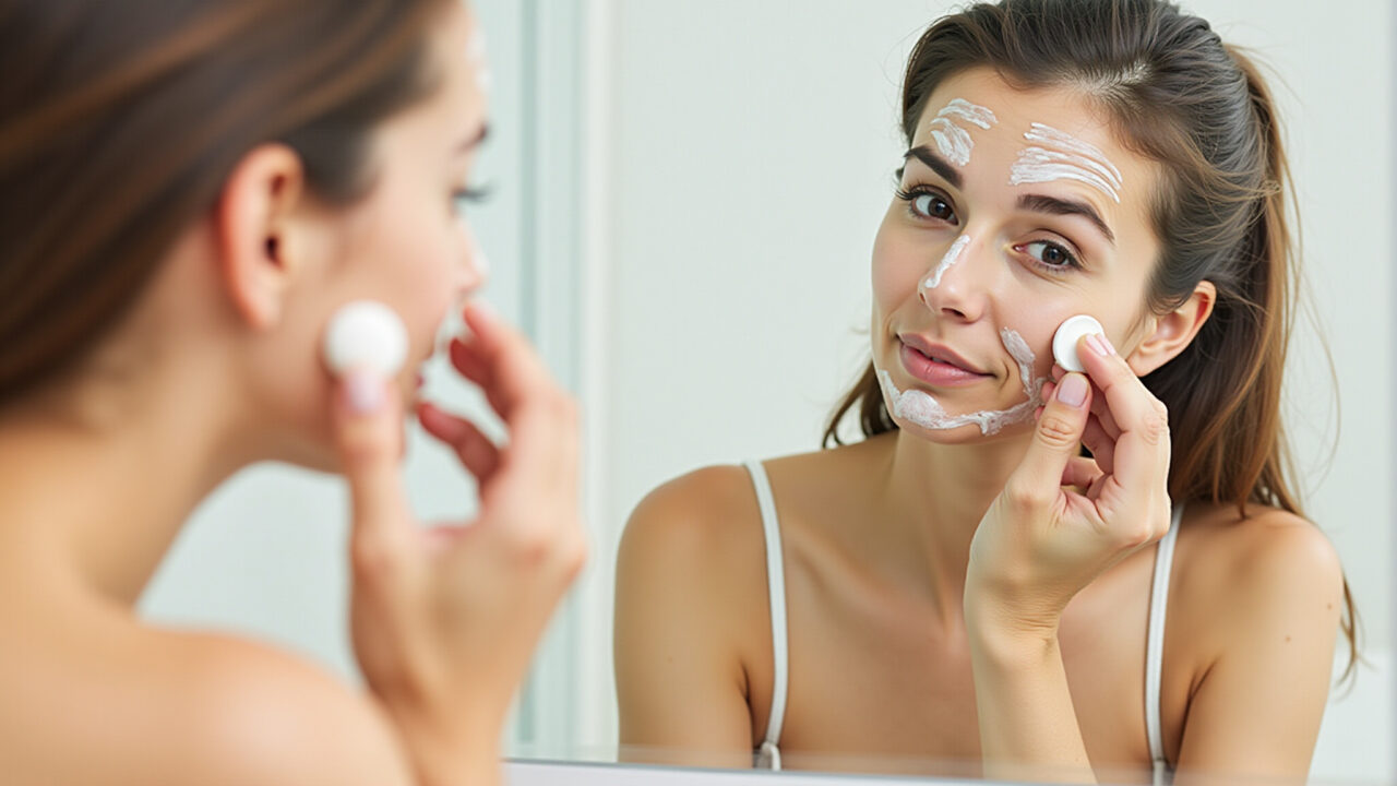 Aplicando peeling caseiro corretamente.