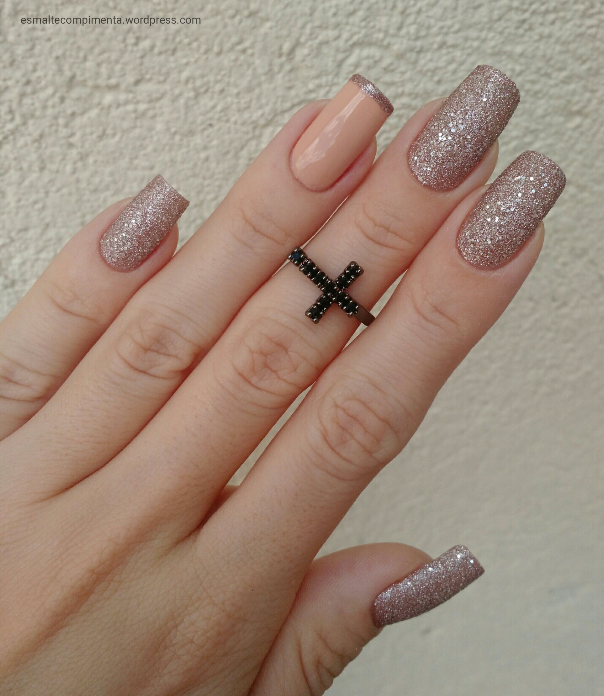 Nail art – Filha única invertida com ...