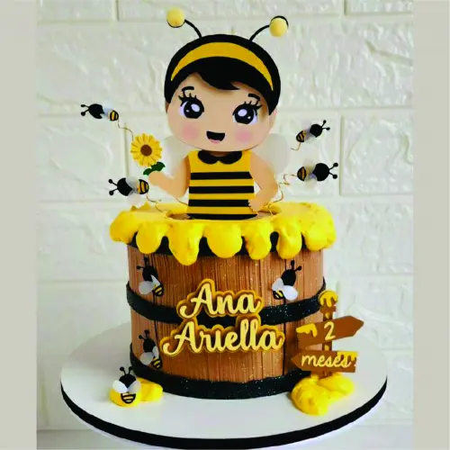 Topo de Bolo Abelhinha Menina Arquivo ...