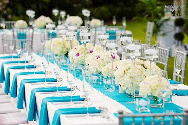 Decoração de Casamento Azul (e ...