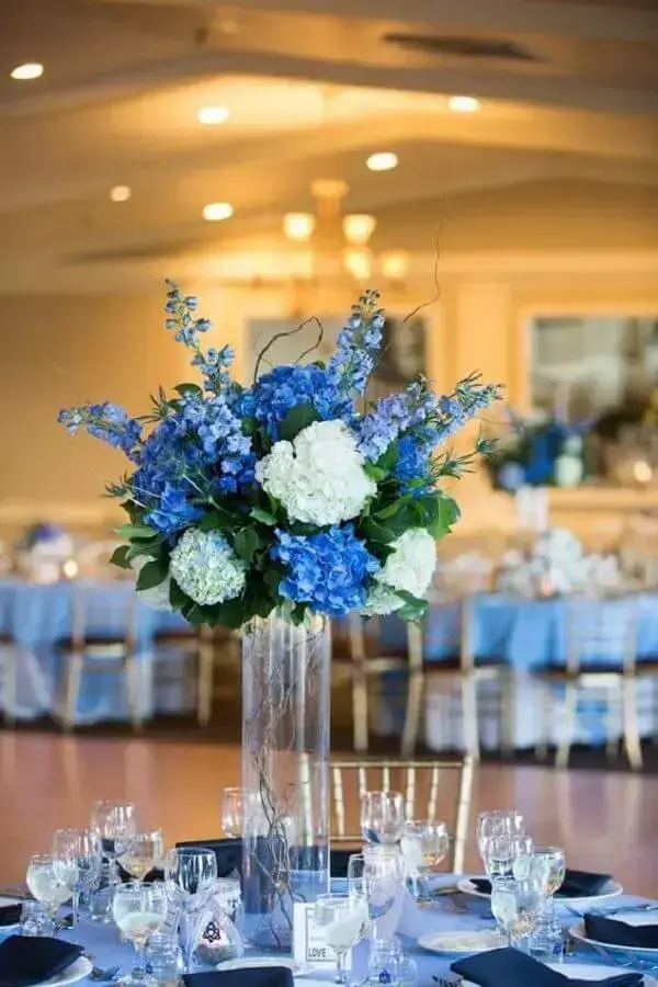 Decoração de Casamento Azul: +62 Dicas ...