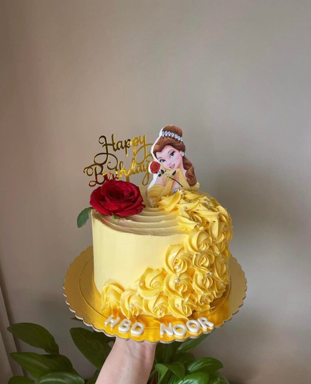Edible Icing Sheet Belle Cake Toppers ...