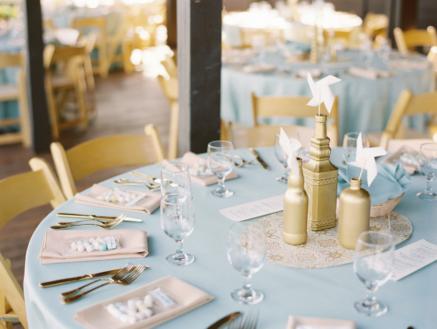 Casamento Azul + Dourado
