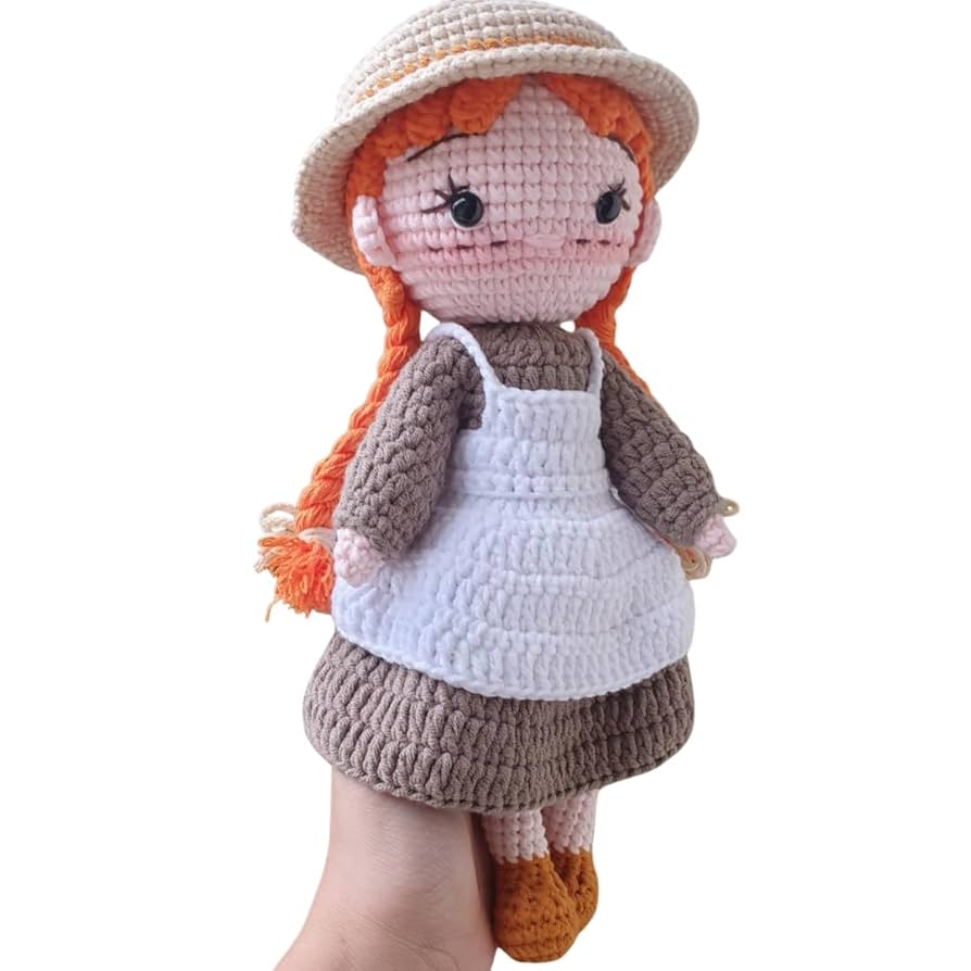 Handmade Crochet Anne Red Hair Doll ...