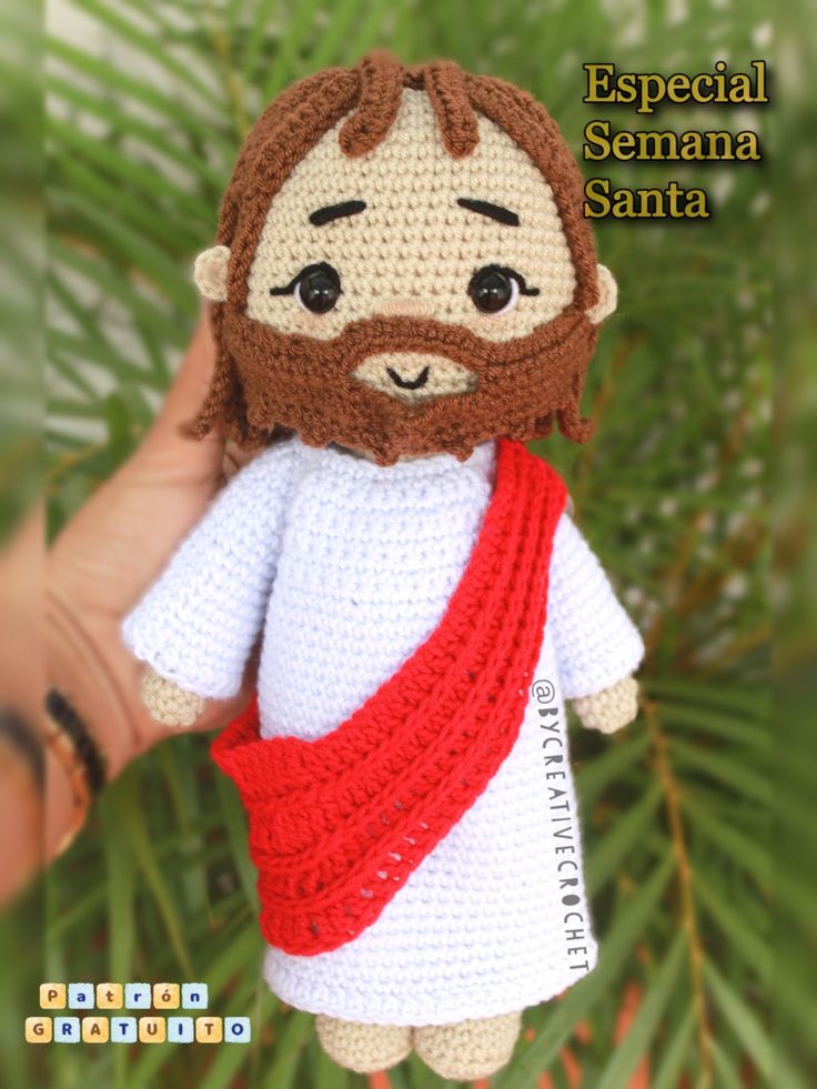 Jesús Amigurumi Especial de Semana Santa