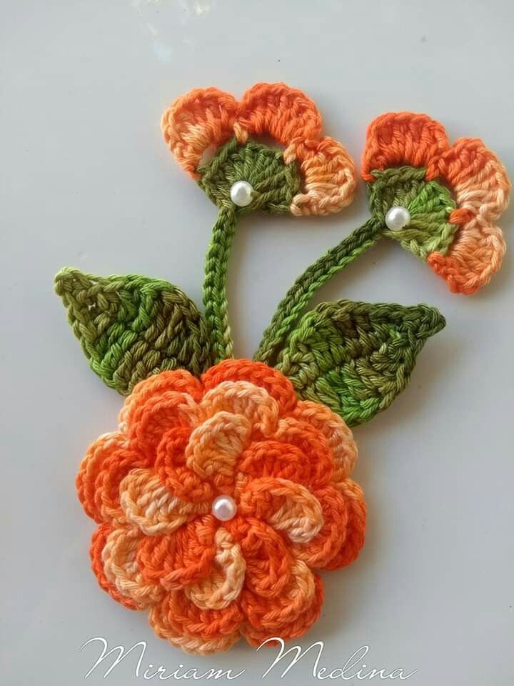 Flor de crochê ♥️