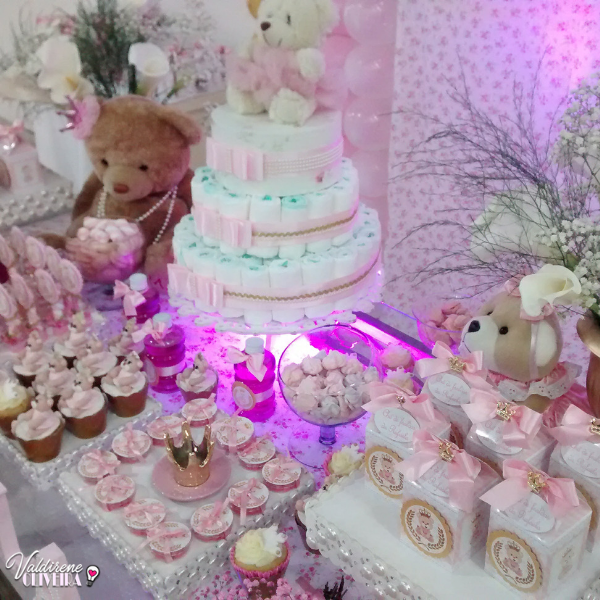 tema Ursinha cor de Rosa ...