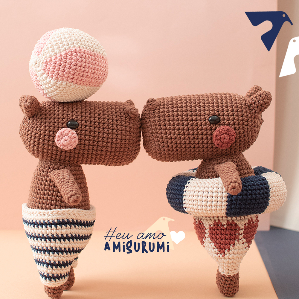 Dia do Amigurumi - Capivara feita com ...