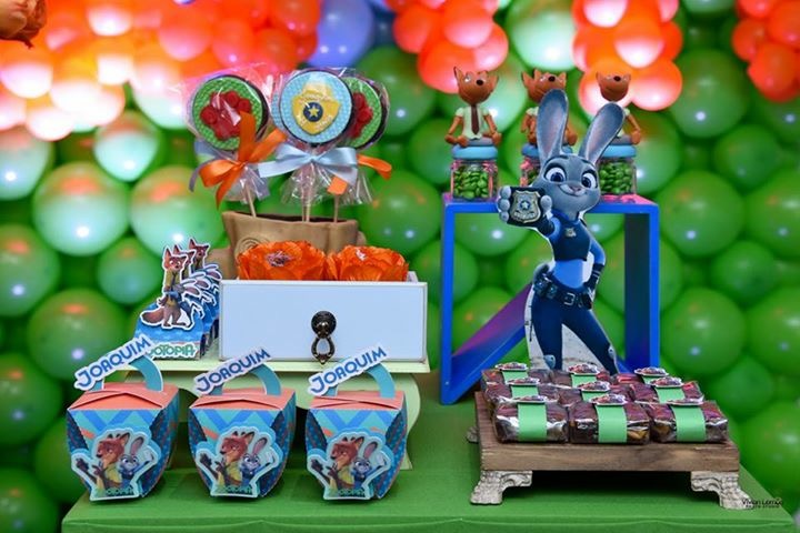 Festa Infantil com tema Zootopia ...