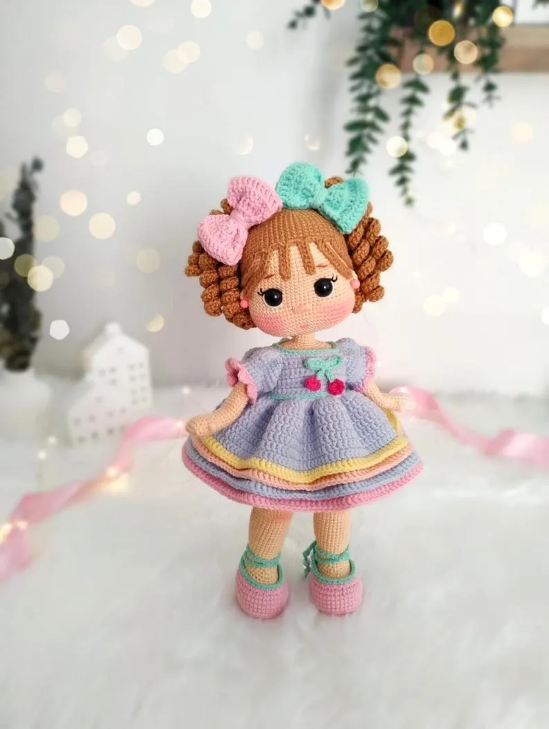 Receita Boneca Amigurumi - Amigur ...