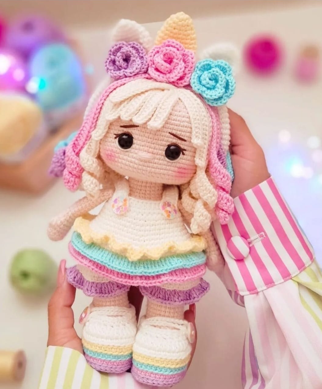 Receita Boneca Amigurumi - Amigur ...
