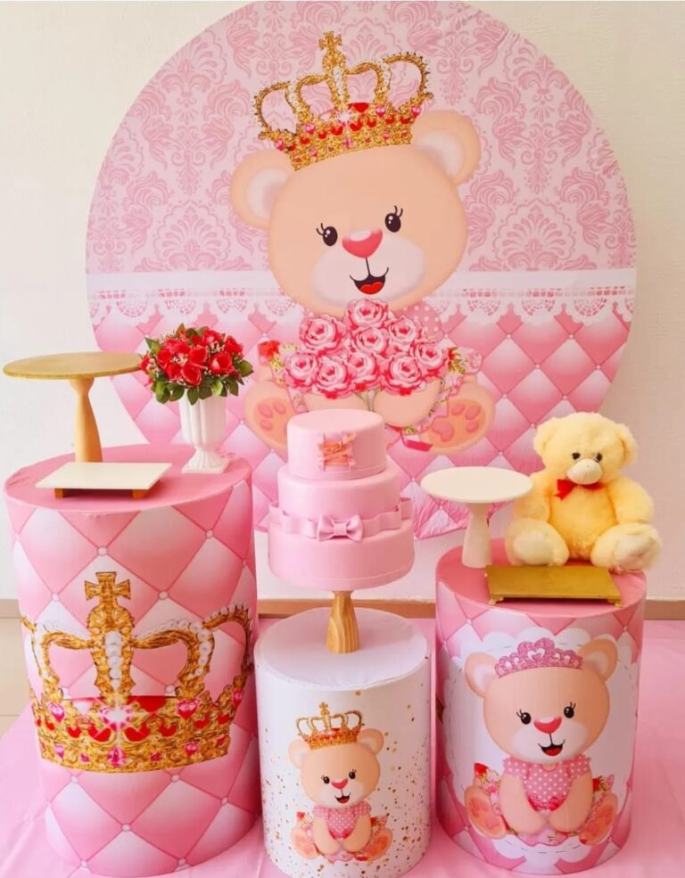 20 ideias de Decoração de Festa Ursinha Rosa: Um Toque de Magia e Delicadeza