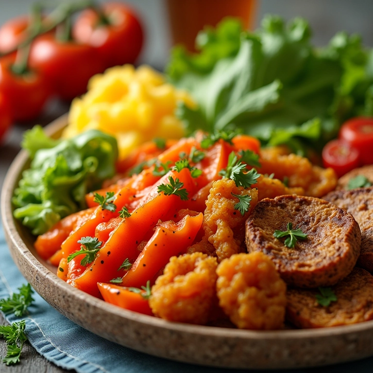 Alimentação saudável para cabelos brancos.