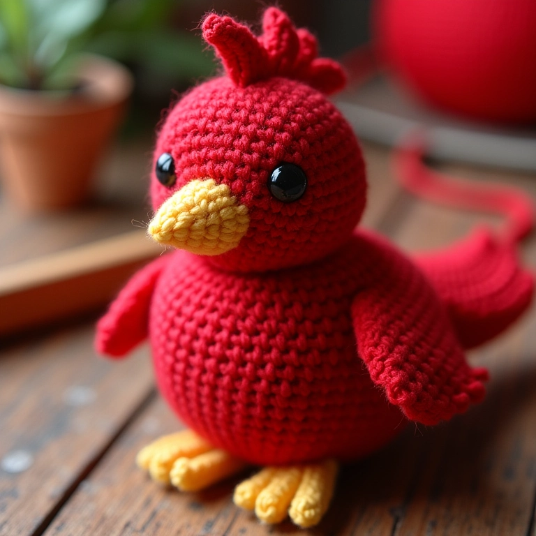 Amigurumi da Raiva: expressão intensa em cada ponto.