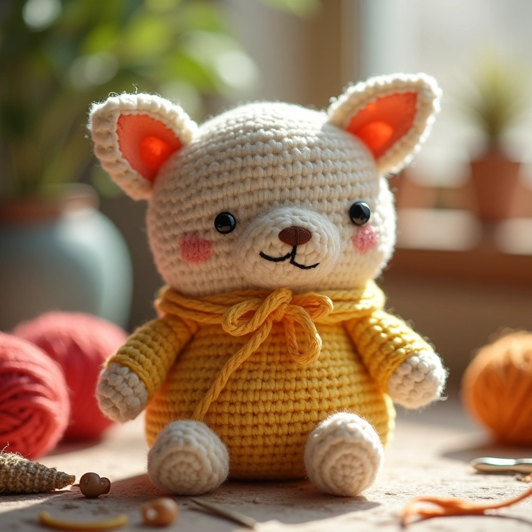 Amigurumi de coelho em formato de ovo, perfeito para a Páscoa.