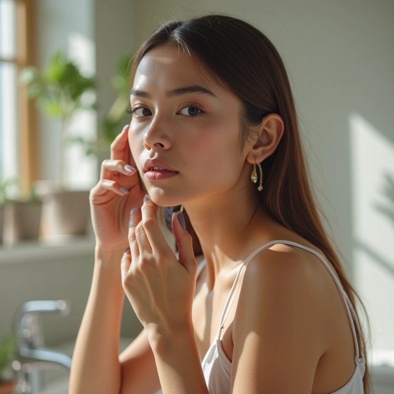 Aplicação de tonalizante para uma cor mais intensa nos cabelos brancos.