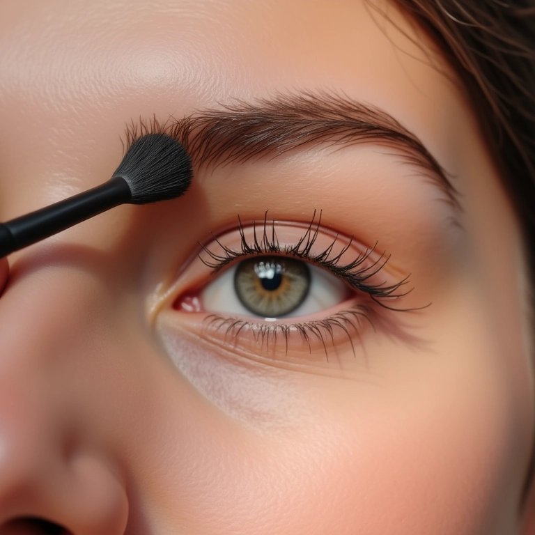 Aplicando a Sombra para Sobrancelhas Brow Styling Soap da Ruby Rose.