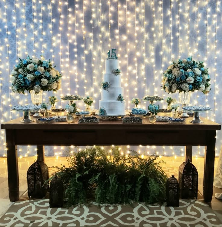 15 anos azul serenity
