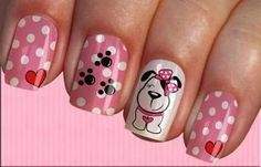Nail Art Dog | unhas decoradas, unhas ...