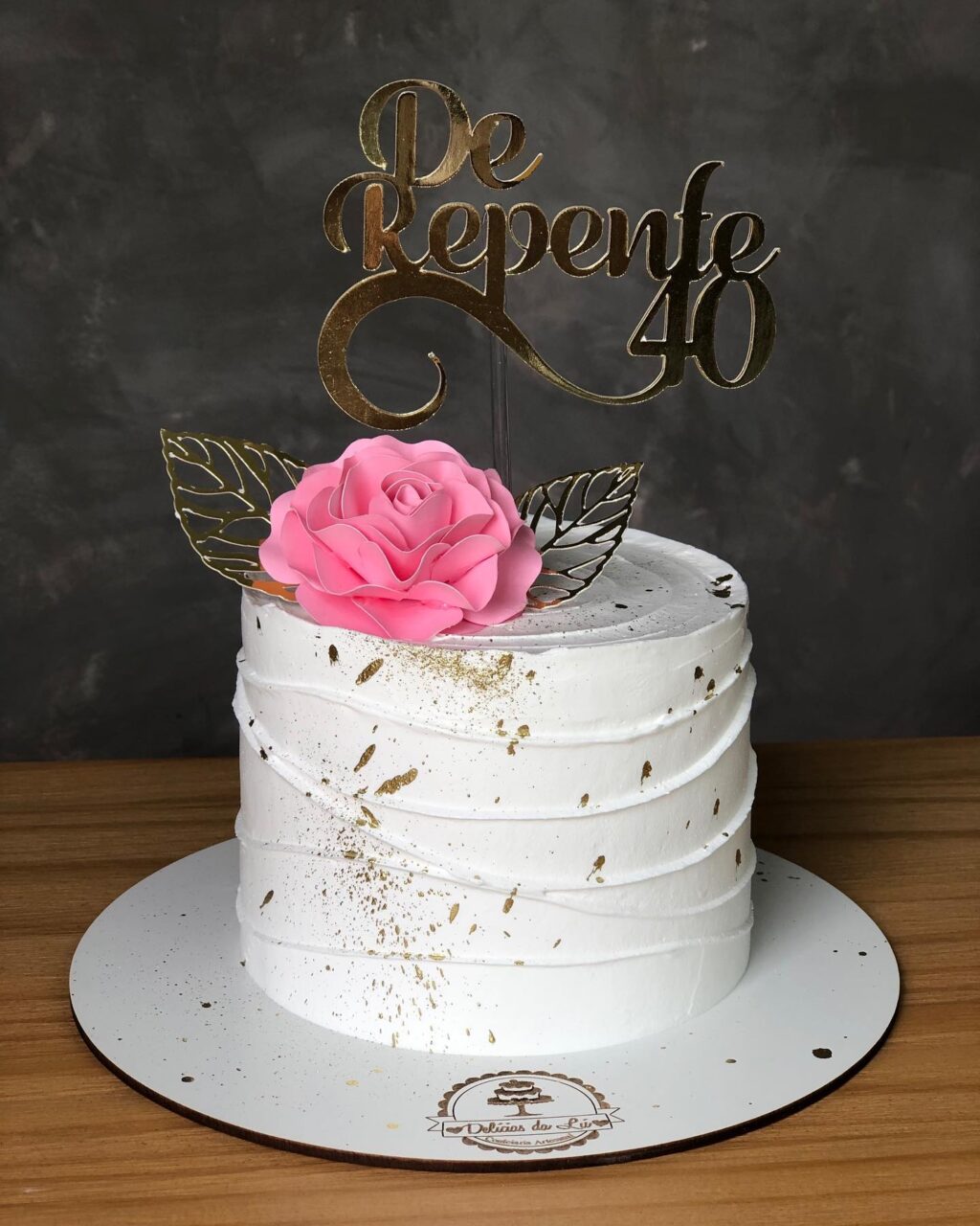 Bolo de 40 anos: 40 FOTOS para ...