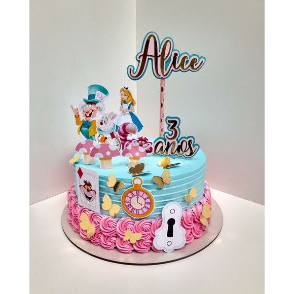 Bolo Alice no País das Maravilhas ...