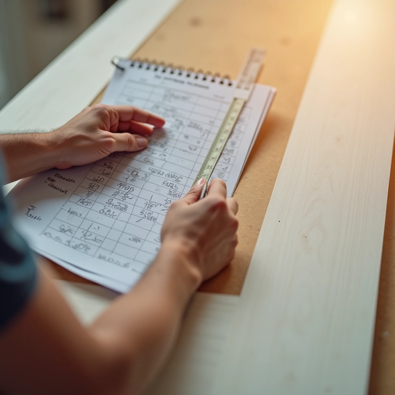 Calculando a quantidade de placas de drywall necessárias.