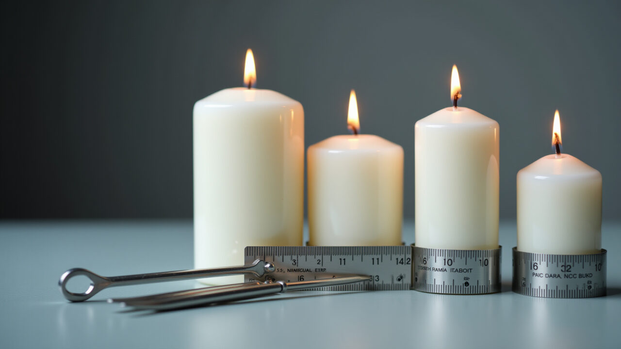 Escolhendo o pavio ideal para velas artesanais.