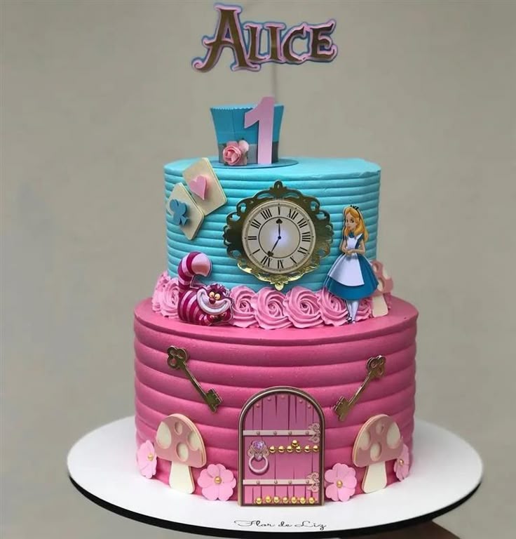Bolo Alice no País das Maravilhas: 55 ...