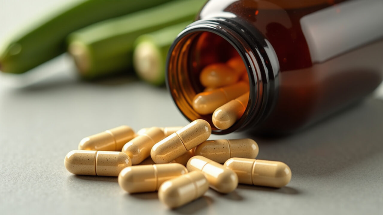 Collagen supplement capsules, professional photography, 8K, sharp focus, natural lighting, product Cápsulas de suplemento de colágeno, uma opção para quem busca resultados mais rápidos.