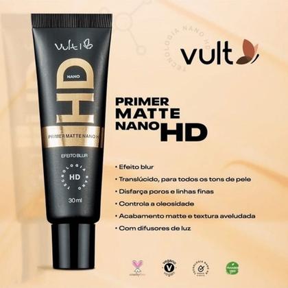 Primer Facial Matte Nano Hd Vult 30 ml ...