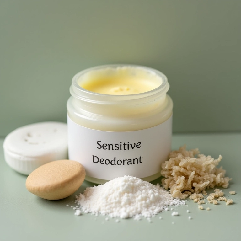 Desodorante natural sem bicarbonato.