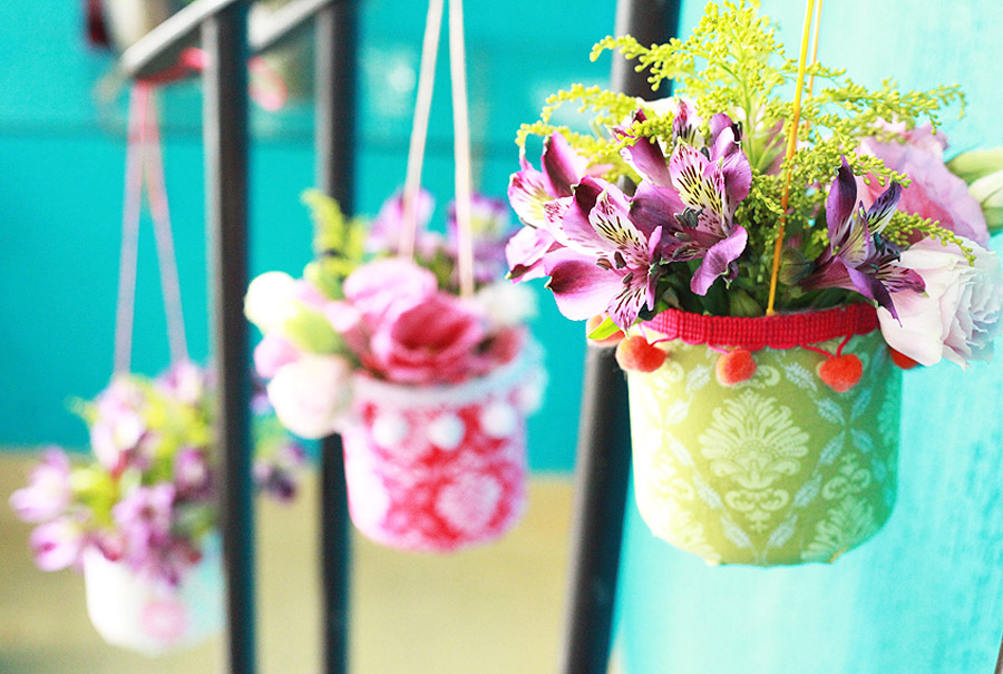 garrafas pet e tecido ...