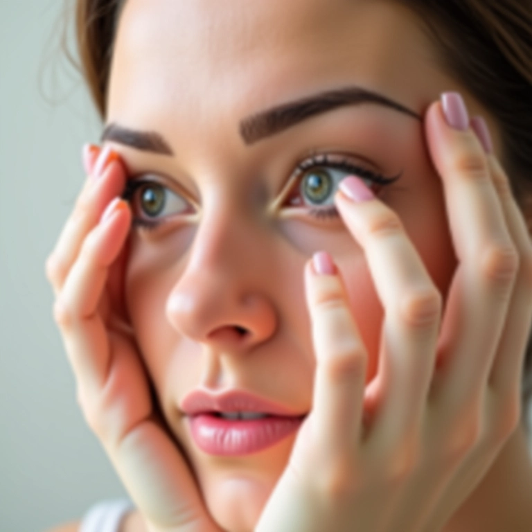 Evitando produtos oleosos na região das sobrancelhas com henna.