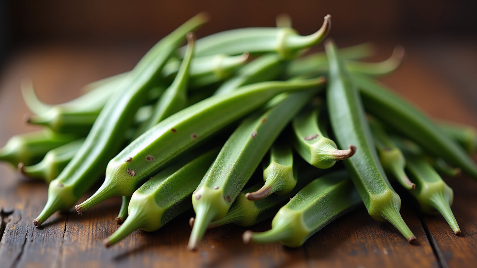 Como saber quando o quiabo está estragado: guia prático para não errar Quiabo fresco e estragado lado a lado, mostrando sinais de deterioração.