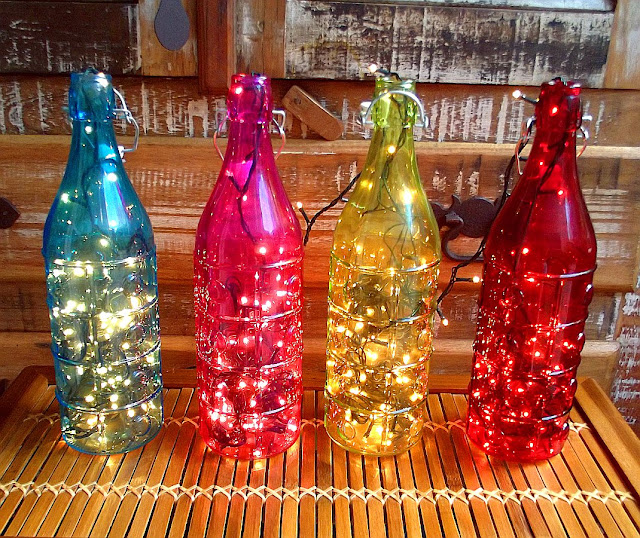 diy: Luminária com garrafas | Toda Cute