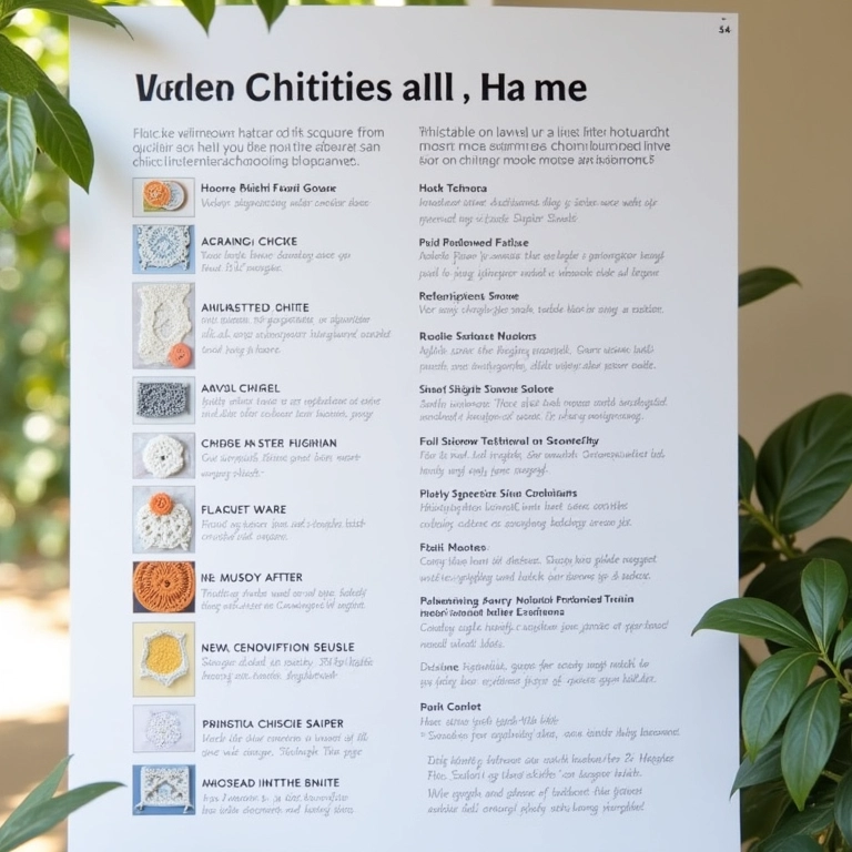 Gráfico de crochê com símbolos e explicação dos pontos básicos.