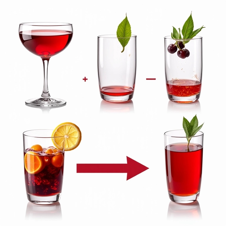 Guia passo a passo de como macerar frutas para mocktails.