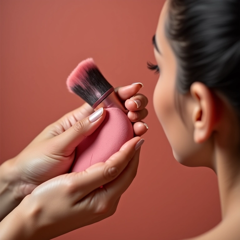 Guia prático de aplicação de blush passo a passo.