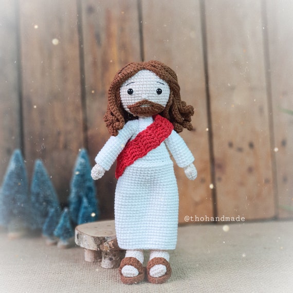 Jesus Crochet Amigurumi Doll, Amigurumi ...