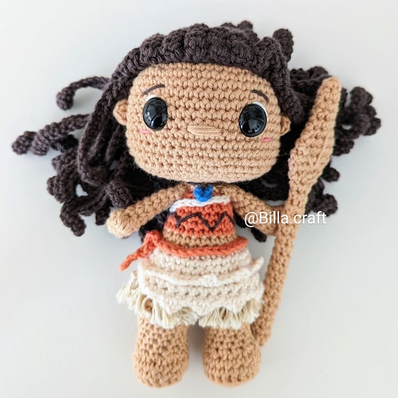 Moana Boneca De Crochê Padrão Amigurumi ...
