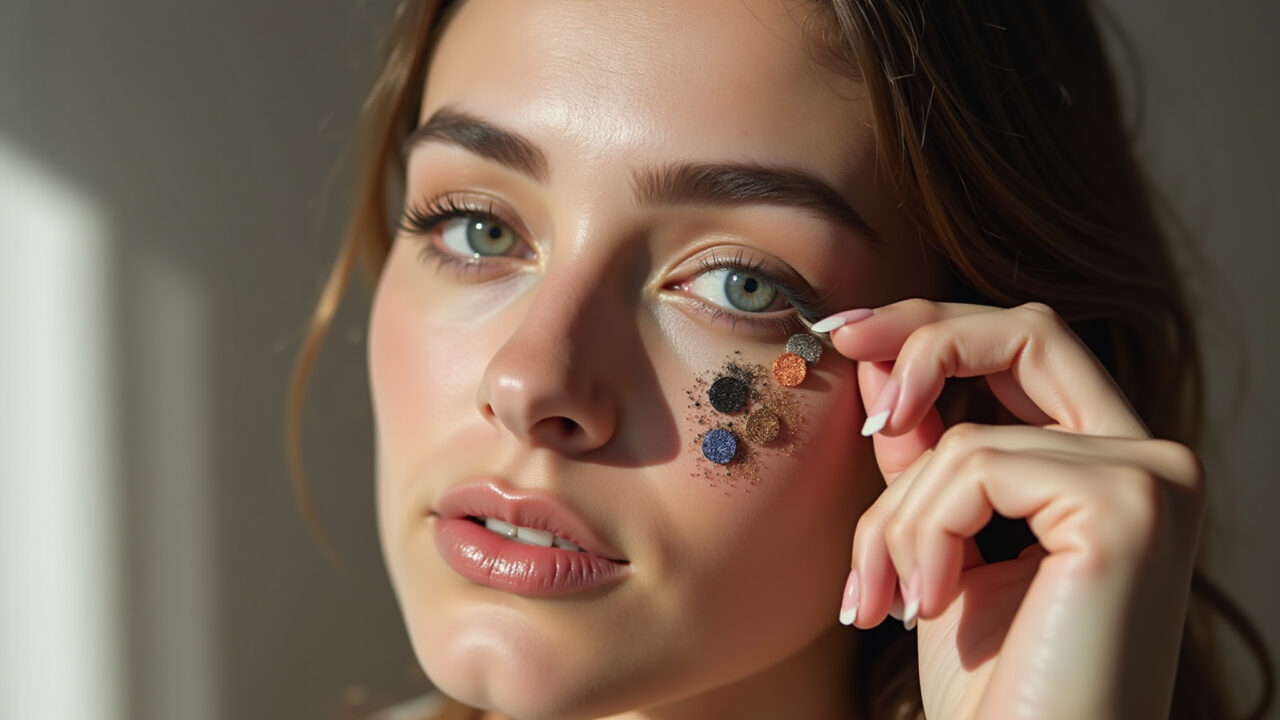 Imantando sombras soltas para paleta magnética.